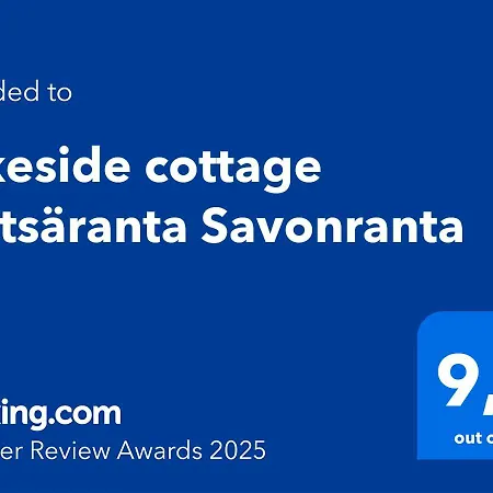 Lakeside Metsaeranta Holiday home Savonranta